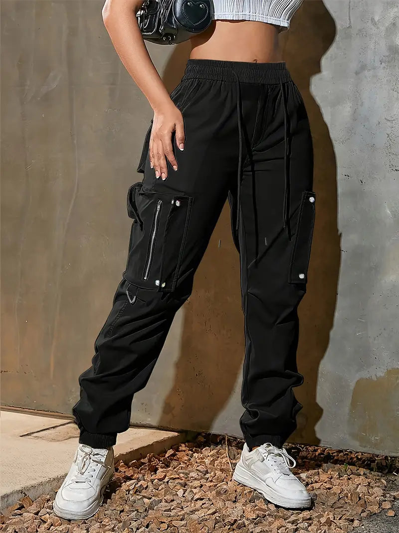 Vitalife - All-Day High-Waist Cargo Joggers