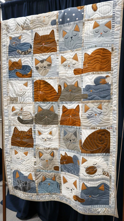 Vitalife - Cat TAI030524041 Quilt Blanket