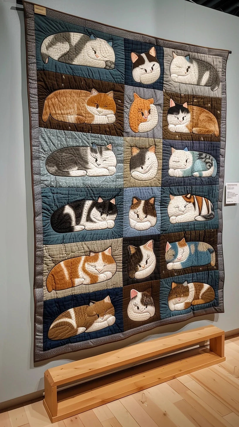 Vitalife - Cat TAI030524034 Quilt Blanket