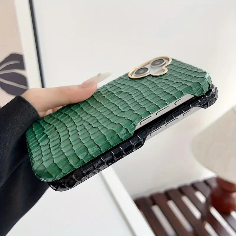 Vitalife - Luxury Crocodile Leather Texture iPhone Case