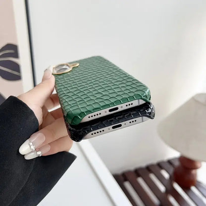 Vitalife - Luxury Crocodile Leather Texture iPhone Case