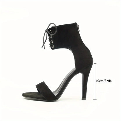 Vitalife - Chic Lace-Up Heeled Sandals