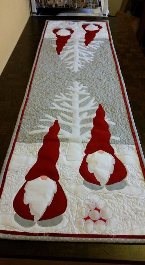 Vitalife - Christmas Gnomes TAI15112346 Quilted Table Runner