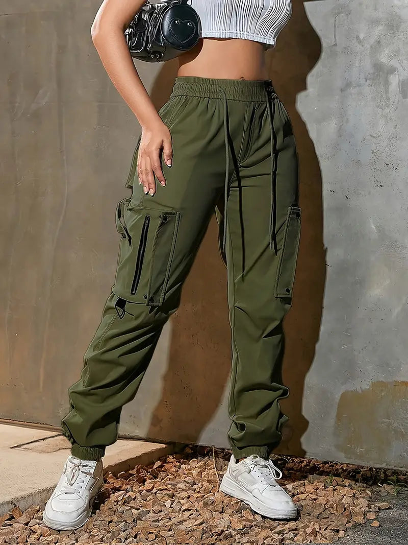 Vitalife - All-Day High-Waist Cargo Joggers