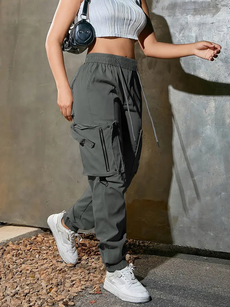 Vitalife - All-Day High-Waist Cargo Joggers