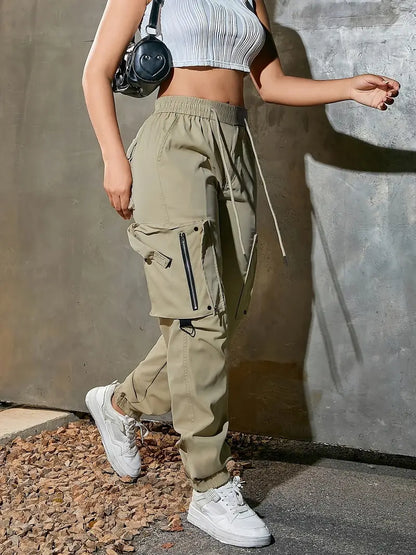 Vitalife - All-Day High-Waist Cargo Joggers