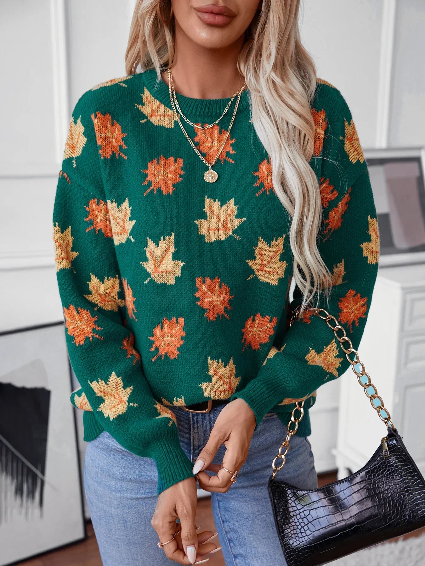 Vitalife - Maple Leaf Cozy Sweater