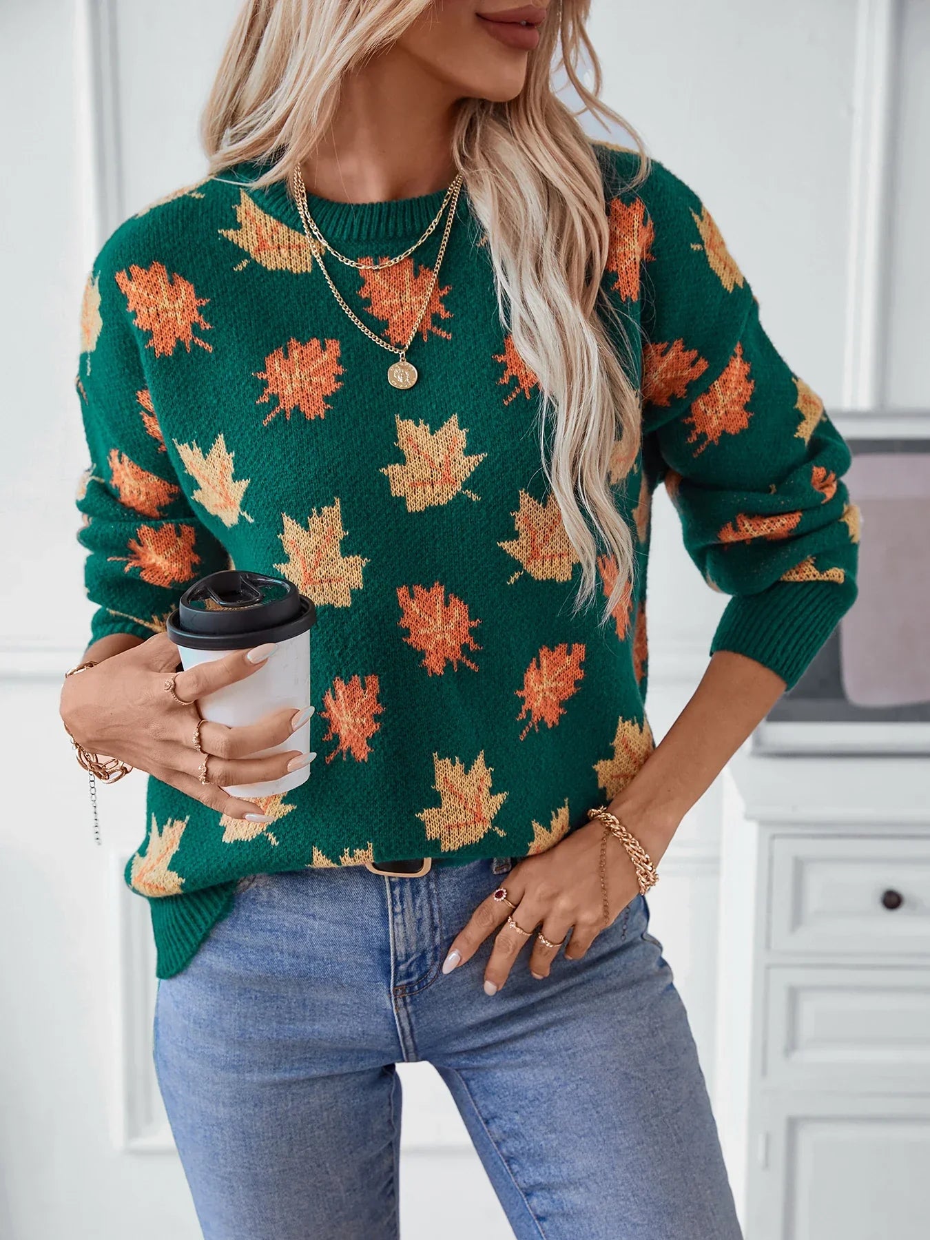 Vitalife - Maple Leaf Cozy Sweater