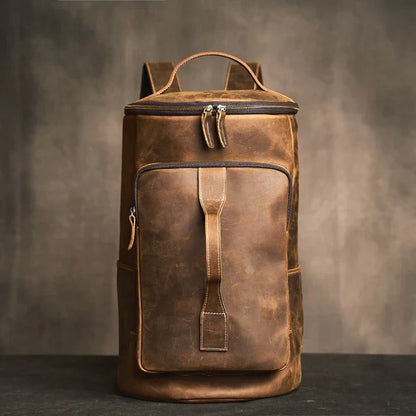 Vitalife - Genuine Leather Men's Retro Backpack