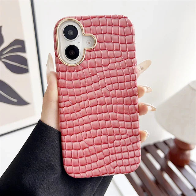 Vitalife - Luxury Crocodile Leather Texture iPhone Case