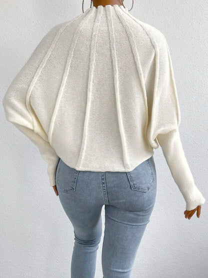 Vitalife - Elegant Mock Neck Sweater