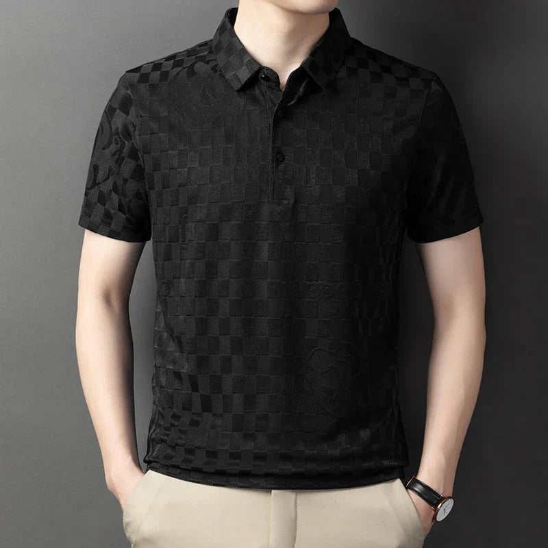 Vitalife - Classic Textured Men's Polo Shirt