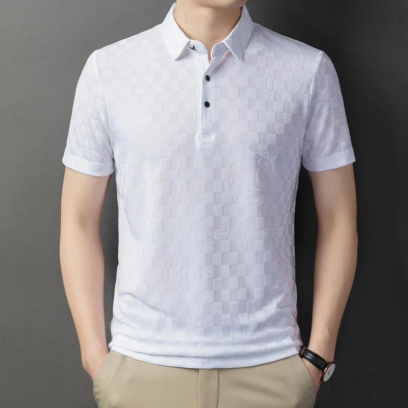 Vitalife - Classic Textured Men's Polo Shirt