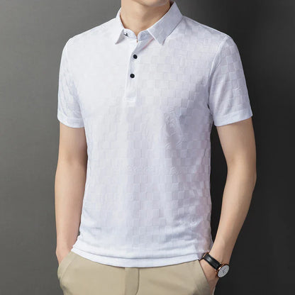 Vitalife - Classic Textured Men's Polo Shirt