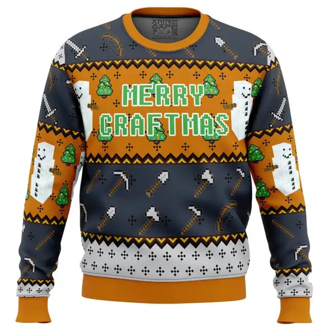 Vitalife - Minecraft Theme Ugly Christmas Sweater