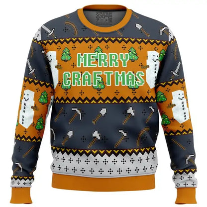 Vitalife - Minecraft Theme Ugly Christmas Sweater