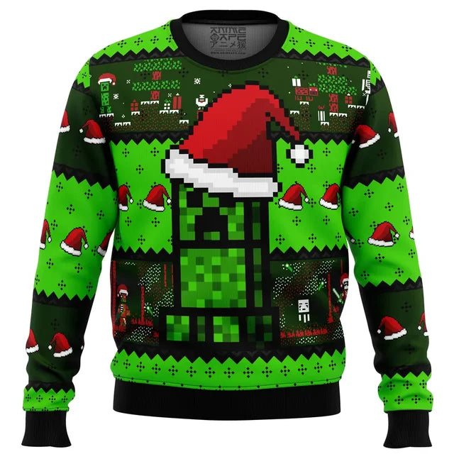 Vitalife - Minecraft Theme Ugly Christmas Sweater