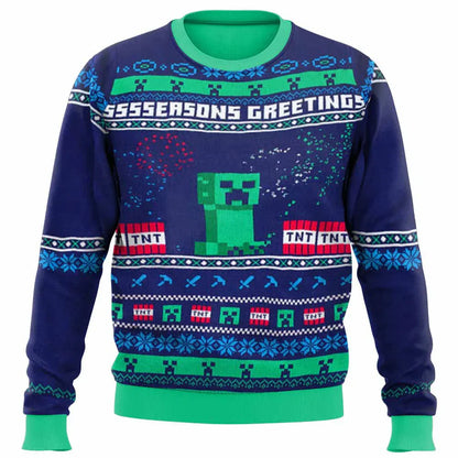 Vitalife - Minecraft Theme Ugly Christmas Sweater