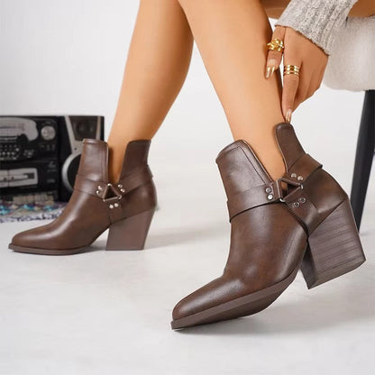 Vitalife - Classic Cowgirl Ankle Boots