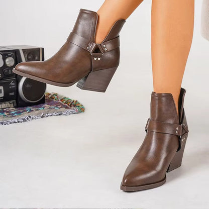 Vitalife - Classic Cowgirl Ankle Boots