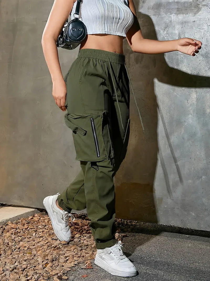 Vitalife - All-Day High-Waist Cargo Joggers