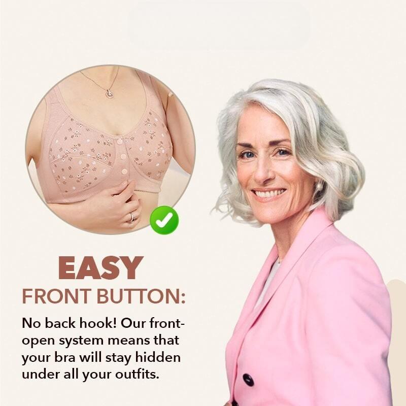 Vitalife - DaisyBra Front-Button Comfort Bra