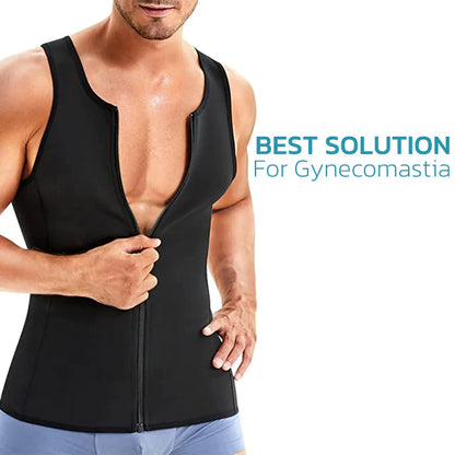 Vitalife - FitPro Gynecomastia Compression Zipper Vest